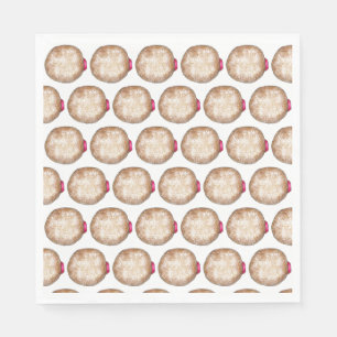 Jelly Donut Doughnut Hanukkah Chanukkah Sufganiyah Servet