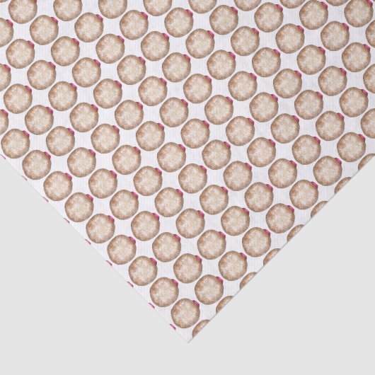 Jelly Donut Doughnut Hanukkah Chanukkah Sufganiyah Tissuepapier (Detail)