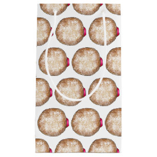 Jelly Donuts Gelukkige Hanukkah Chanukah Sufganiya Klein Cadeauzakje