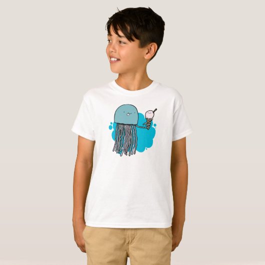 Jelly en ijsroom kinder shirt (licht) (Voorkant volledig)