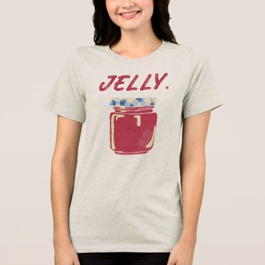 Jelly en Jam Jar Jar Graphic Tri-Blend Shirt (Voorkant)
