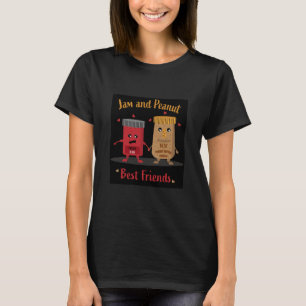 Jelly en Peanut Butter Sandwich Foodies T-Shirt