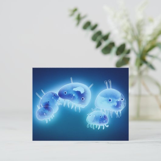 Jelly fish 2013 briefkaart (Staand voorkant)