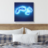 Jelly fish 2013 canvas afdruk (Insitu (Slaapkamer))