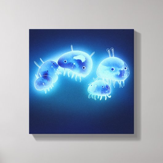 Jelly fish 2013 canvas afdruk (Voorkant)