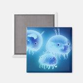 Jelly fish 2013 magneet (Voorkant / Achterkant)