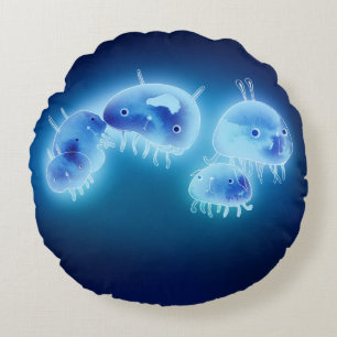 Jelly fish 2013 rond kussen