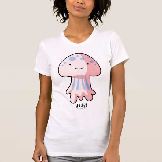 Jelly Fish AA Pet Sleeve Raglan T-shirt (Voorkant)