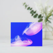 Jelly Fish Briefkaart (Staand voorkant)