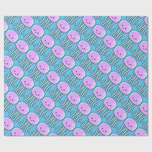 Jelly Fish Cadeaupapier (Vlak)