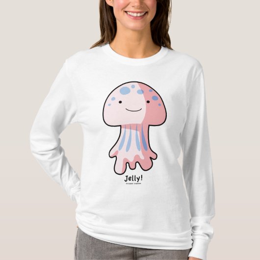 Jelly Fish Dames AA Hoody Long Hoeve (Voorkant)