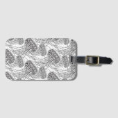 Jelly Fish Doodle Bagagelabel (Voorkant (horizontaal))