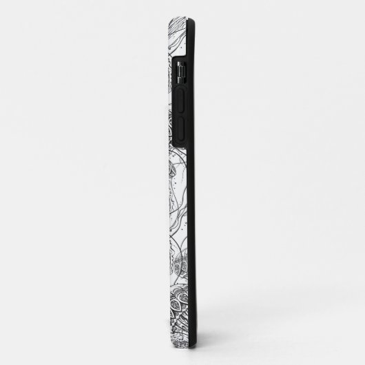 Jelly Fish Doodle Case-Mate iPhone Case (Achterkant/links)