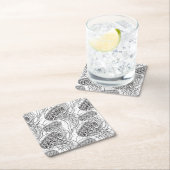 Jelly Fish Doodle Kartonnen Onderzetters (Insitu)