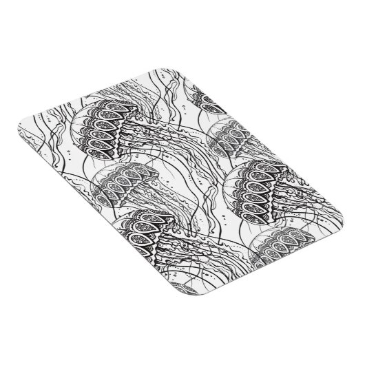 Jelly Fish Doodle Magneet (Rechterzijde)