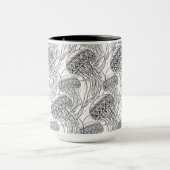 Jelly Fish Doodle Mok (Midden)