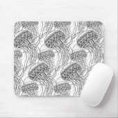 Jelly Fish Doodle Muismat (Met muis)