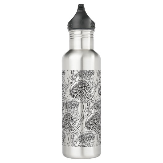 Jelly Fish Doodle Waterfles (Rechts)