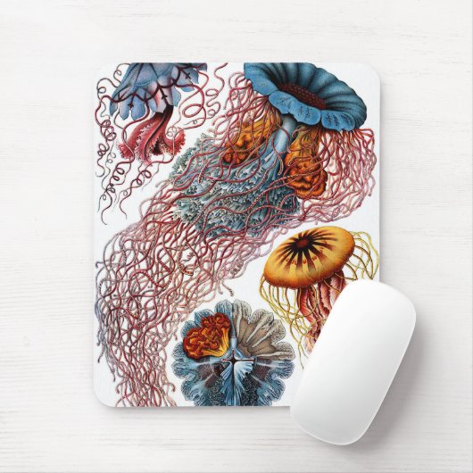 Jelly Fish door Ernst Haeckel Muismat (Met muis)