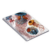 Jelly Fish door Ernst Haeckel Notitieboek (Rechterzijde)