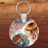 Jelly Fish door Ernst Haeckel Sleutelhanger (Voorkant)