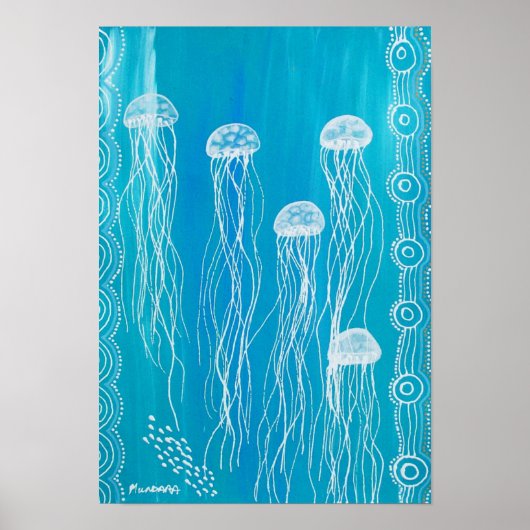 Jelly Fish Dreaming van het Poster Mundara (Voorkant)