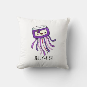 Jelly-fish Funny Jelly Jar Pun Kussen