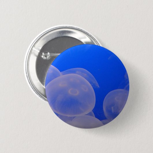 Jelly Fish Ronde Button 5,7 Cm (Voorkant /achterkant)