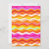 Jelly Fish Roze Geel Gradiënt Pastel Baby shower Kaart (Achterkant)