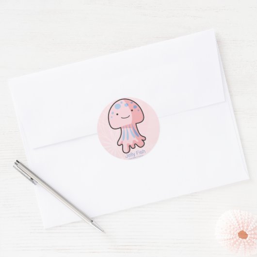 Jelly Fish Sticker (Envelop)