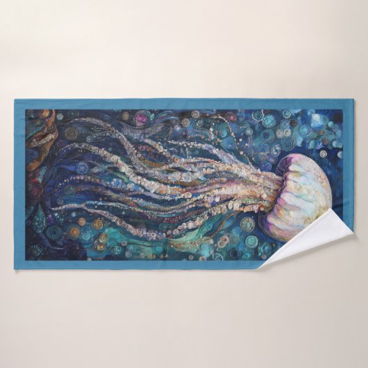 Jelly Fish Strandlaken Badhanddoek (Badhanddoek)