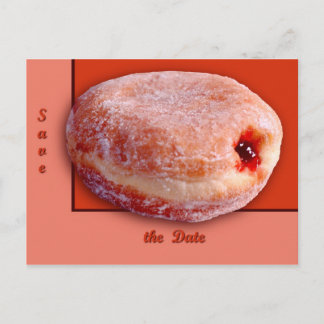 Jelly Fled Donut Aankondigingskaart