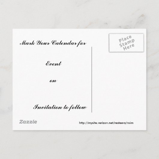 Jelly Fled Donut Aankondigingskaart (Achterkant)