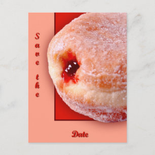 Jelly Fled Donut Aankondigingskaart