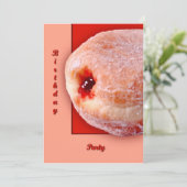 Jelly Fled Donut Kaart (Staand voorkant)
