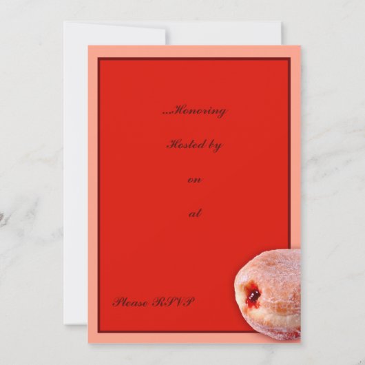 Jelly Fled Donut Kaart (Achterkant)