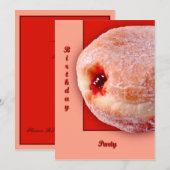 Jelly Fled Donut Kaart (Voorkant / Achterkant)