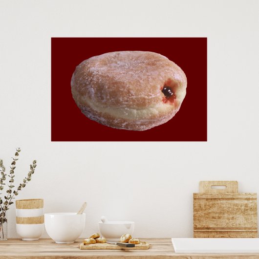 Jelly Fled Donut Poster (Keuken)