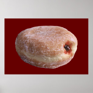 Jelly Fled Donut Poster