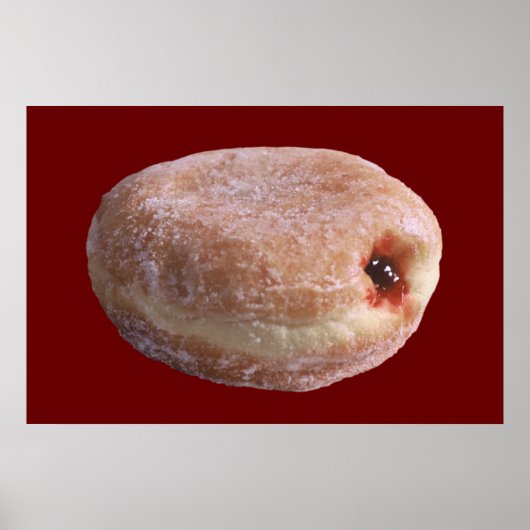 Jelly Fled Donut Poster (Voorkant)