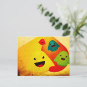 Jelly Ghosts Briefkaart (Staand voorkant)