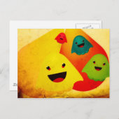 Jelly Ghosts Briefkaart (Voorkant / Achterkant)