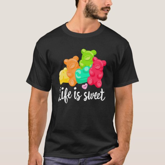 Jelly Gummy Soft Snoep Fruity Juicy Kinder Gummy c T-shirt (Voorkant)