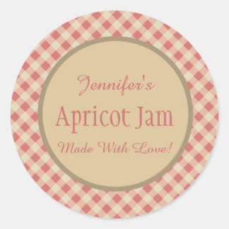 Jelly Jam Custom Jar Baking Bakery Ronde Sticker
