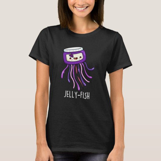 Jelly Jelly Jar Pun Dark BG T-shirt (Voorkant)