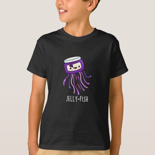 Jelly Jelly Jar Pun Dark BG T-shirt (Voorkant)