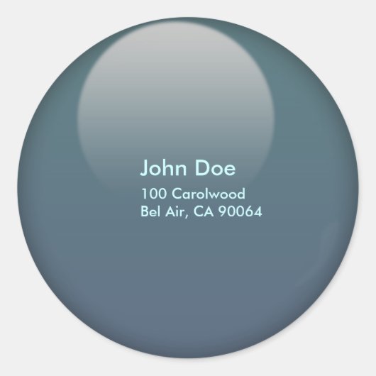 Jelly knoop envelop sealers ronde sticker (Voorkant)