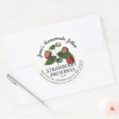 Jelly Label  Homemade aardbei reservaten (Envelop)