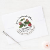 Jelly Label Homemade aardbei reservaten (Envelop)