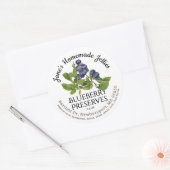 Jelly Label  Homemade Blueberry PReserves (Envelop)
